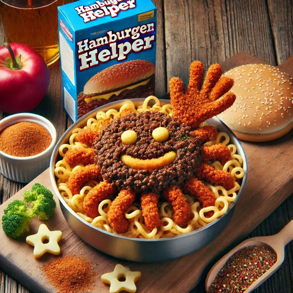 prevent hamburger helper mixing with ground beef seasonings